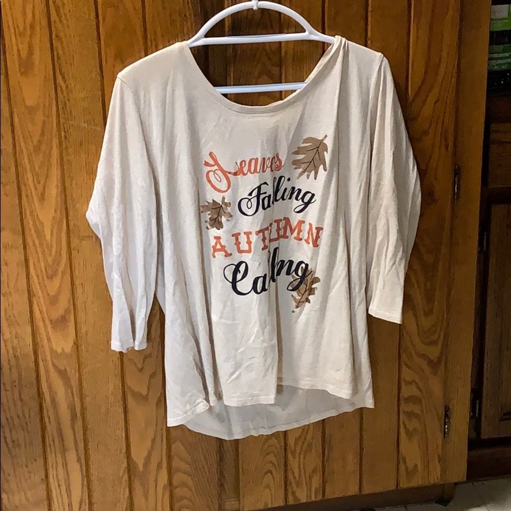 Long sleeve fall shirt